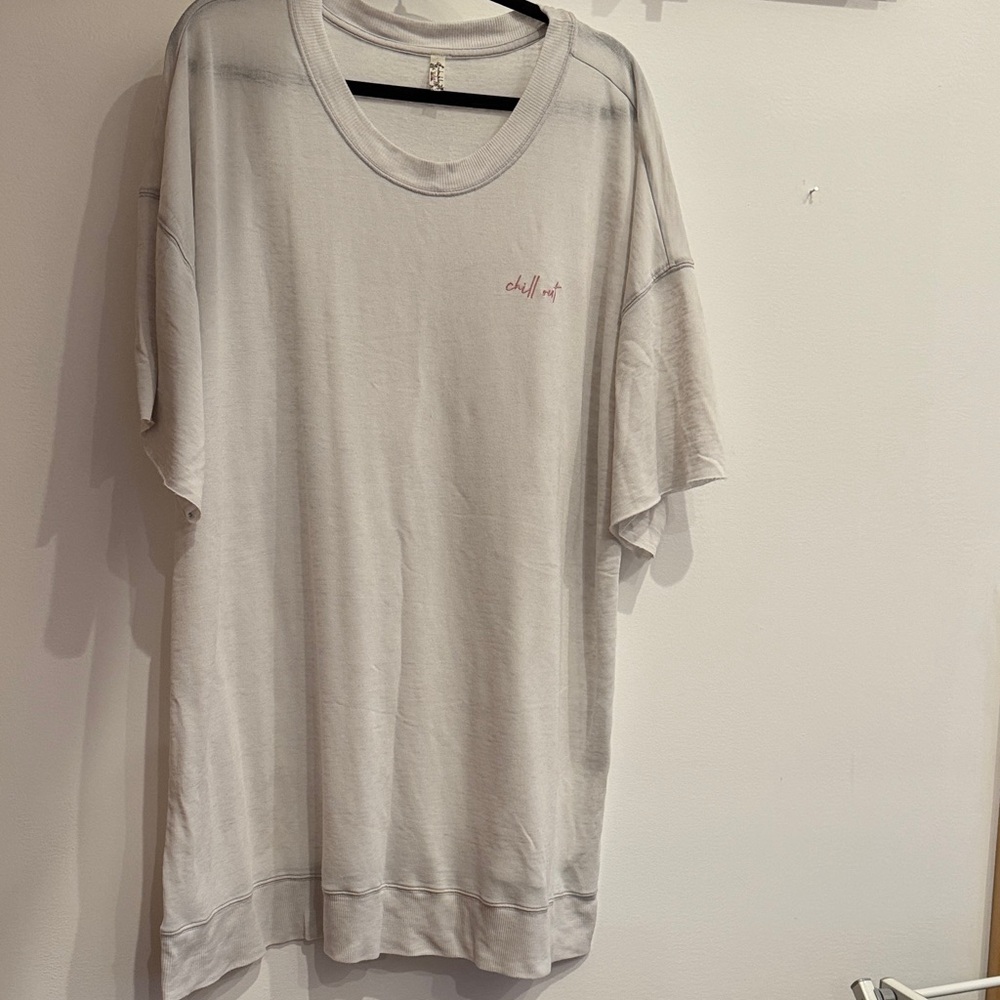 Free People Intimately Oversized Short-sleeve Sweatshirt